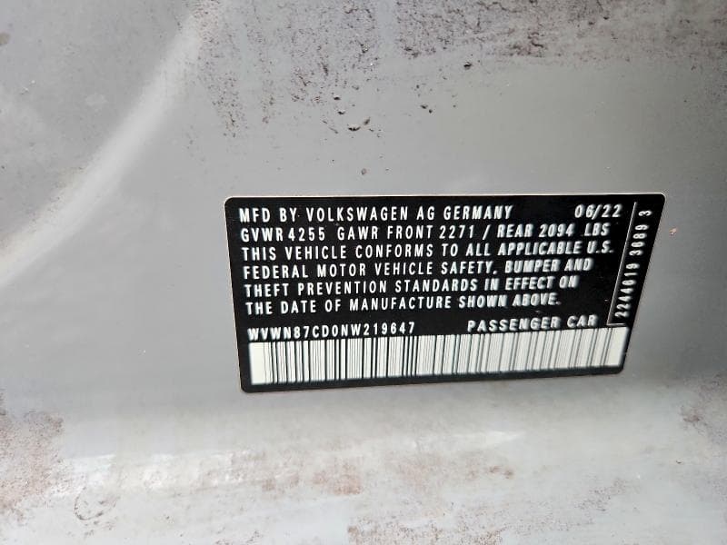 2022 VOLKSWAGEN GTI SE 12