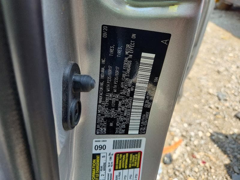 2020 TOYOTA SIENNA L 13