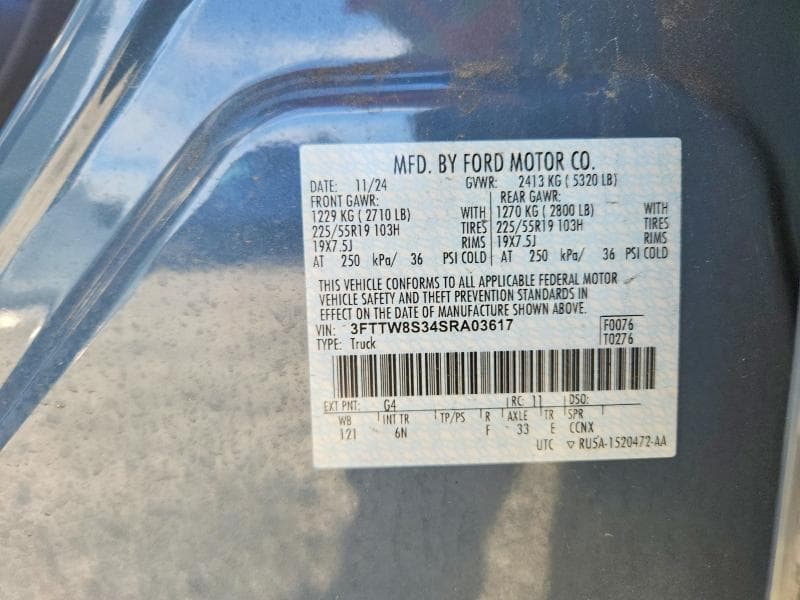 2025 FORD MAVERICK LARIAT 12