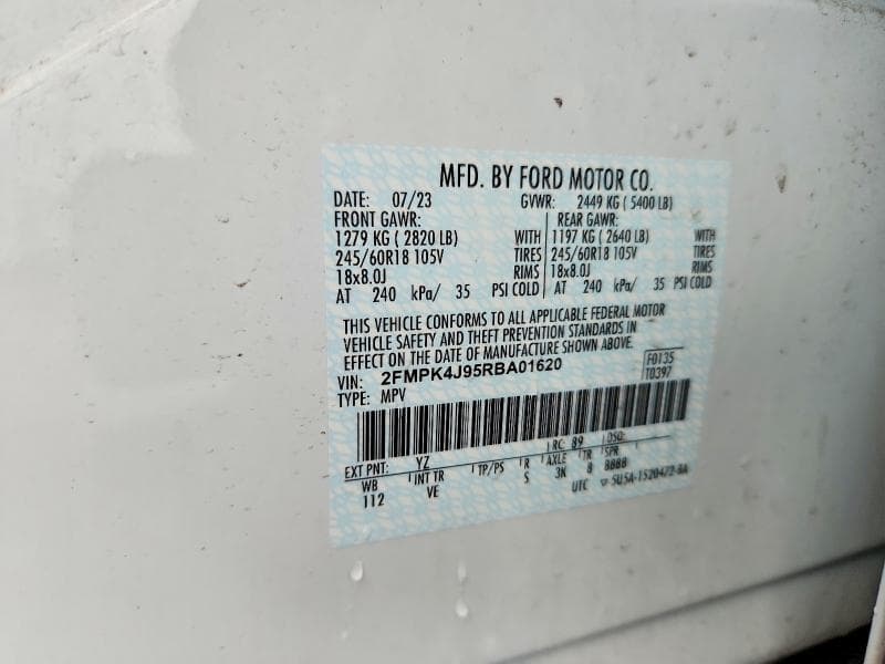 2024 FORD EDGE SEL 13