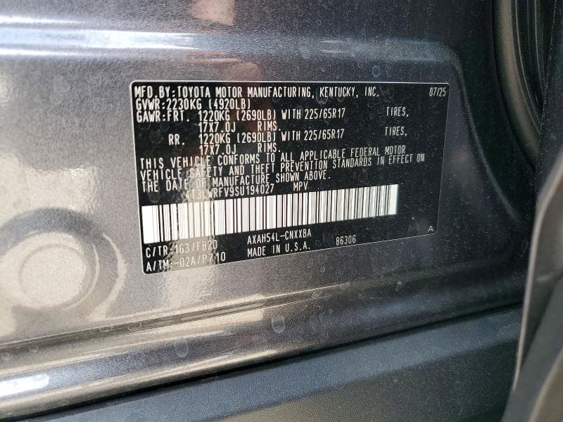 2025 TOYOTA RAV4 LE 13