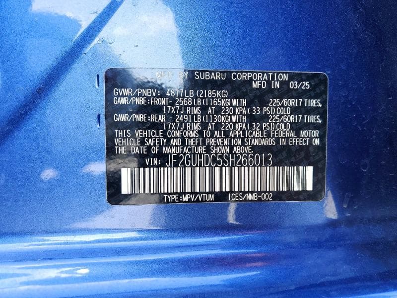 2025 SUBARU CROSSTREK PREMIUM 13