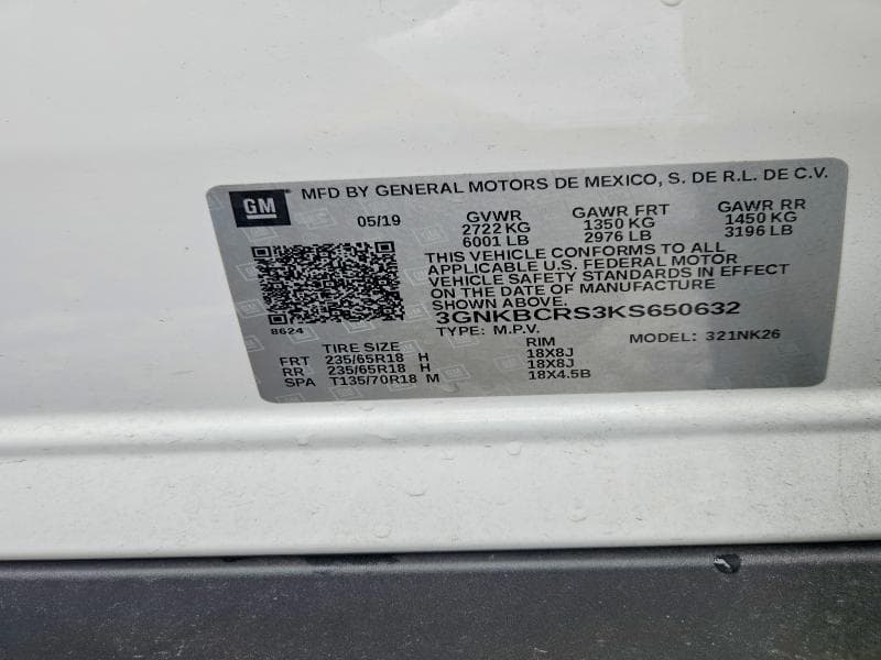 2019 CHEVROLET BLAZER 2LT 13