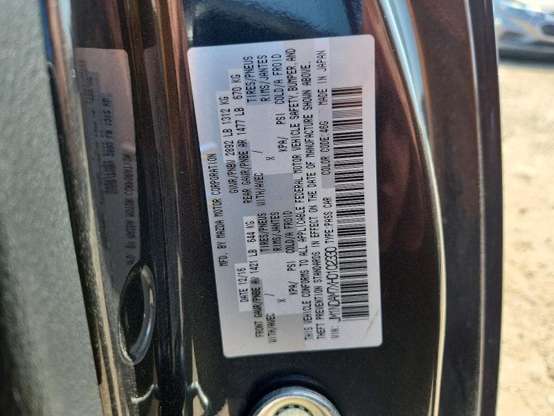 2017 MAZDA MX-5 MIATA GRAND TOURING 12