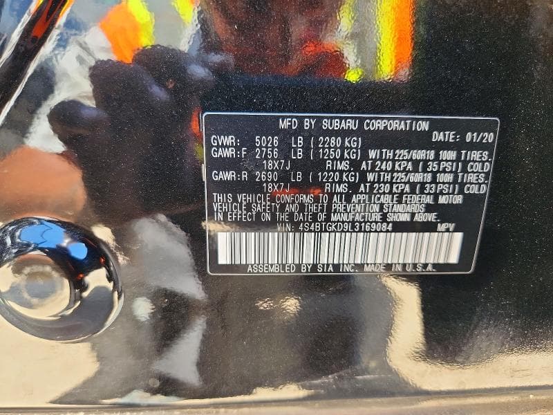 2020 SUBARU OUTBACK ONYX EDITION XT 13