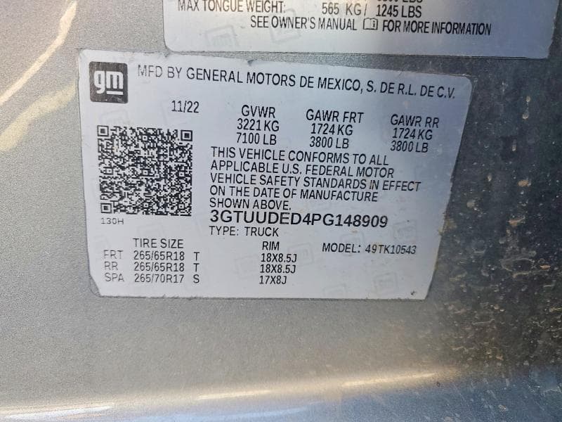2023 GMC SIERRA K1500 SLT 12