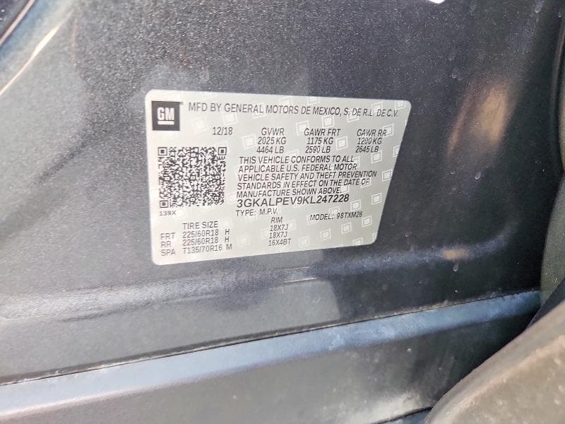 2019 GMC TERRAIN SLT 13