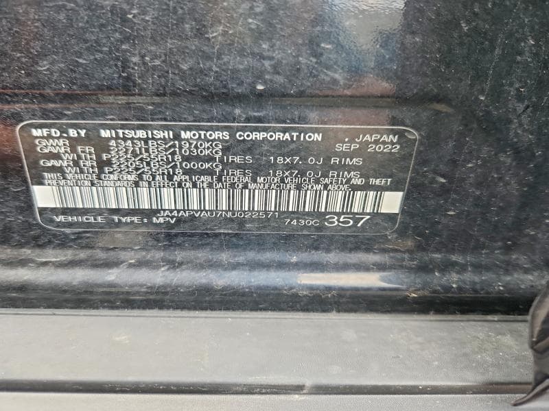 2022 MITSUBISHI OUTLANDER SPORT SE 13