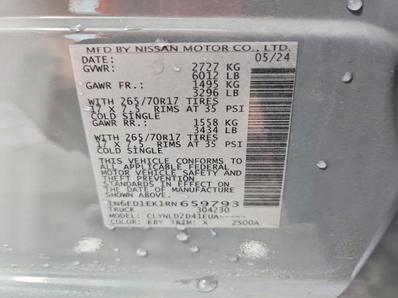 2024 NISSAN FRONTIER PRO-4X 13
