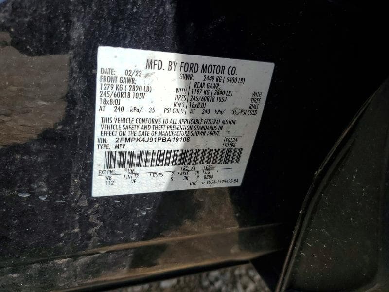 2023 FORD EDGE SEL 12