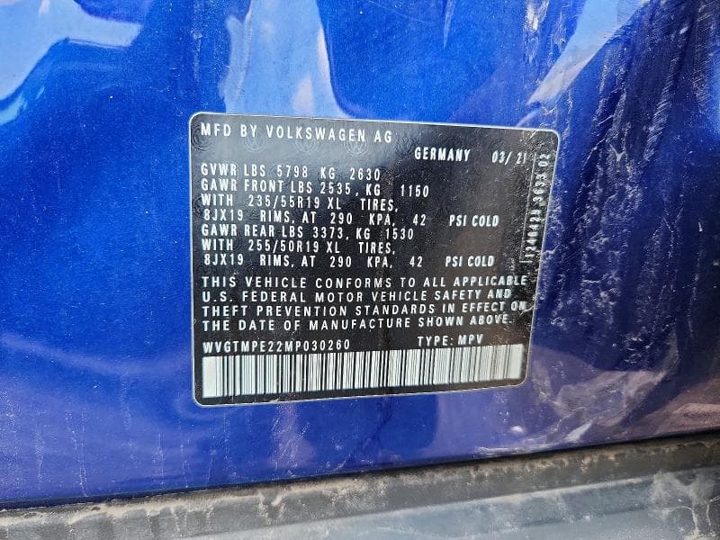 2021 VOLKSWAGEN ID.4 PRO S 12