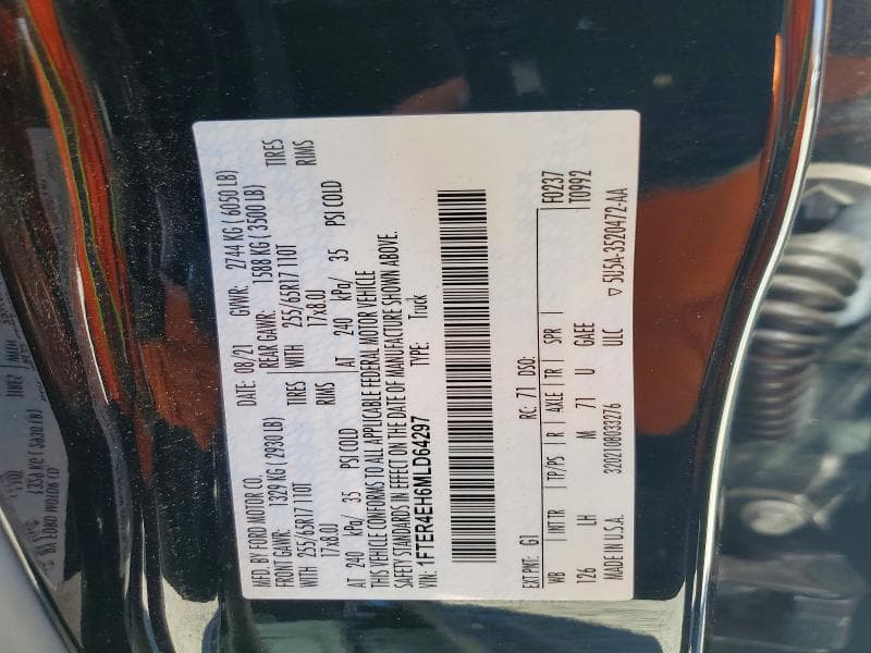 2021 FORD RANGER XL 13