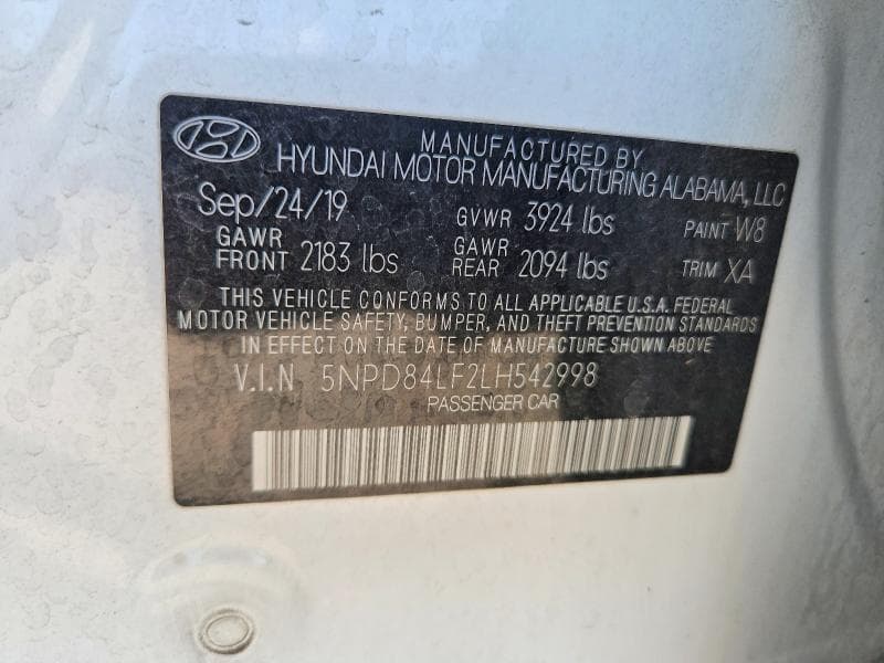 2020 HYUNDAI ELANTRA SEL 12