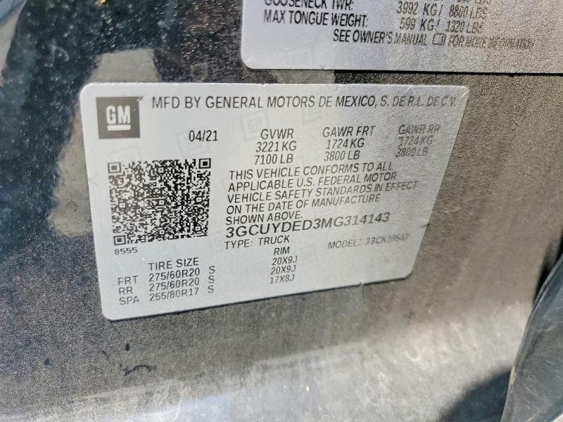2021 CHEVROLET SILVERADO K1500 LT 12