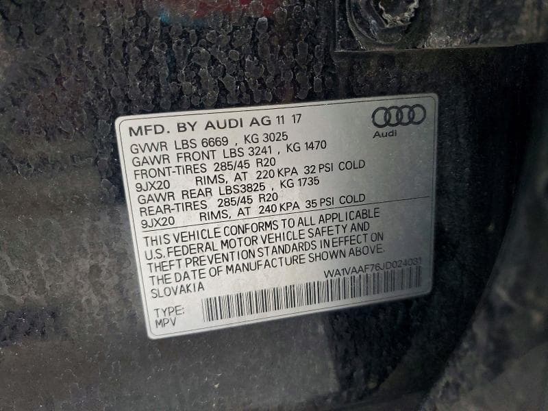 2018 AUDI Q7 PRESTIGE 13