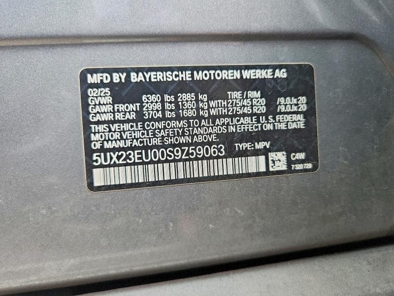 2025 BMW X5 XDRIVE40I 13