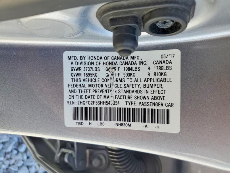 2017 HONDA CIVIC LX 13