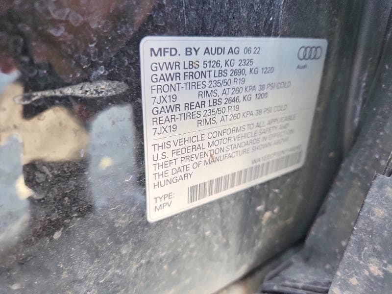 2022 AUDI Q3 PREMIUM PLUS S LINE 45 13