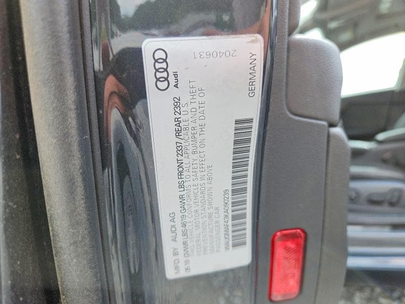 2019 AUDI A4 PREMIUM 12