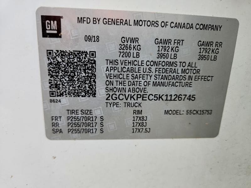 2019 CHEVROLET SILVERADO LD K1500 LT 13