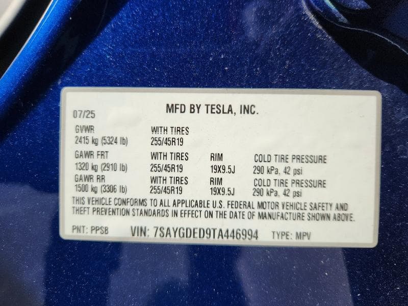2026 TESLA MODEL Y 13