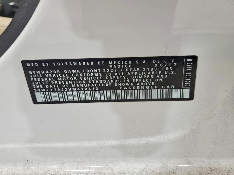 2017 VOLKSWAGEN JETTA SEL 13