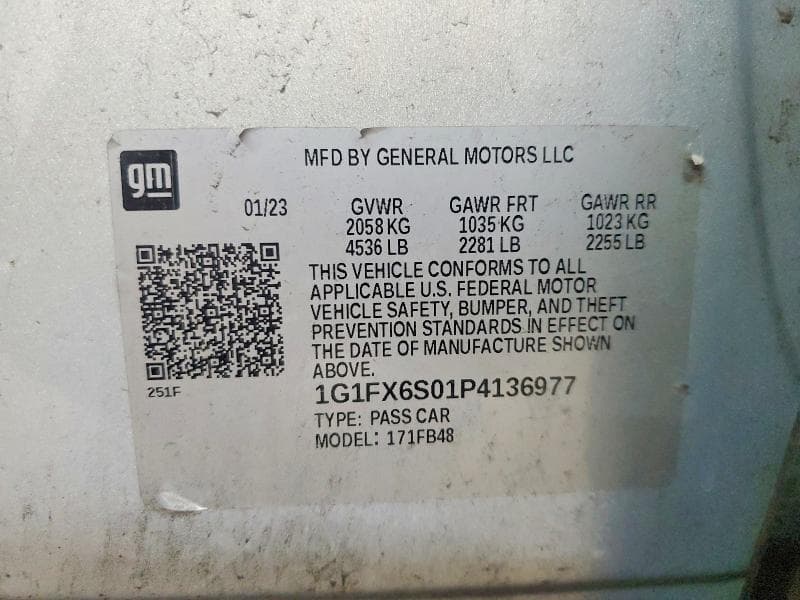 2023 CHEVROLET BOLT EV 2LT 12