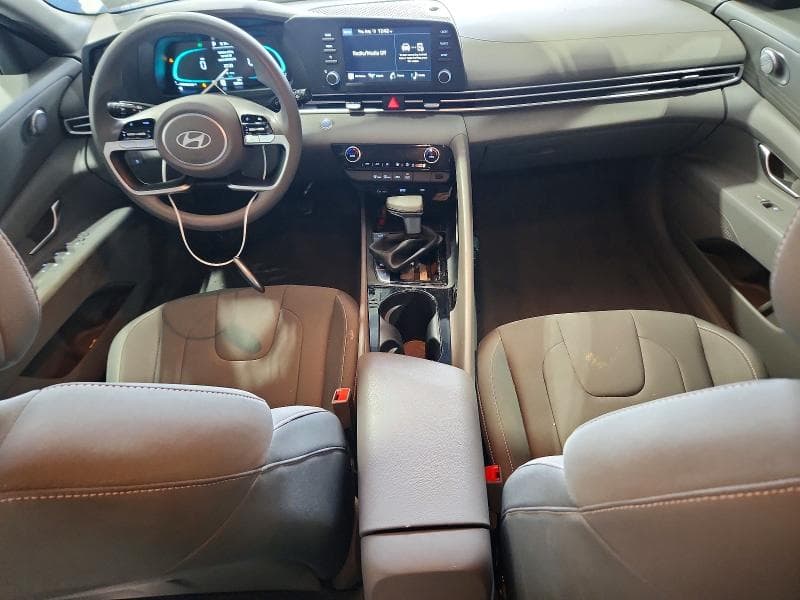 2025 HYUNDAI ELANTRA HYBRID BLUE 8
