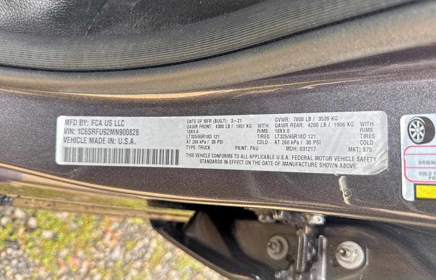 2021 RAM 1500 TRX 10