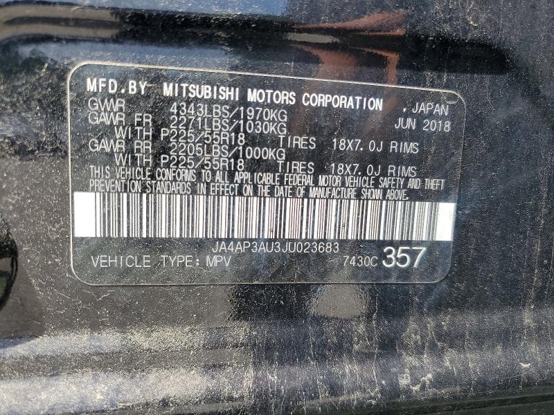 2018 MITSUBISHI OUTLANDER SPORT ES 13