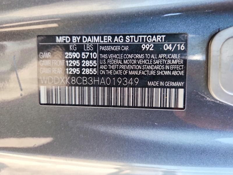 2017 MERCEDES-BENZ S 550 12