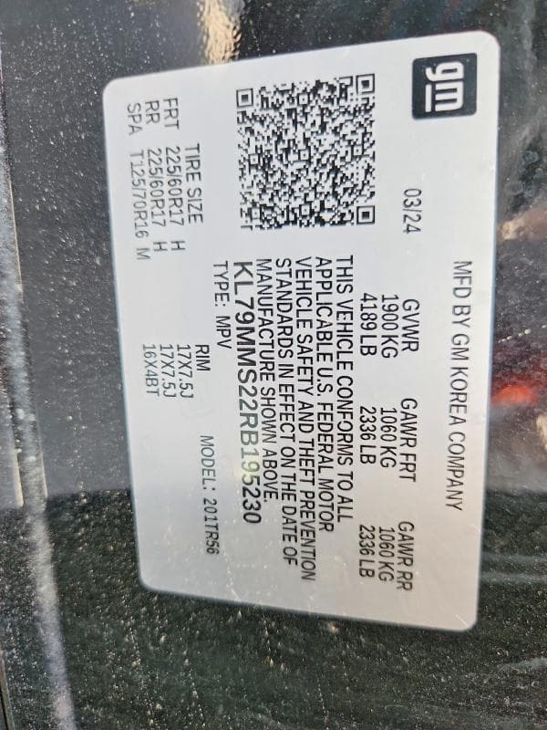 2024 CHEVROLET TRAILBLAZER LS 13