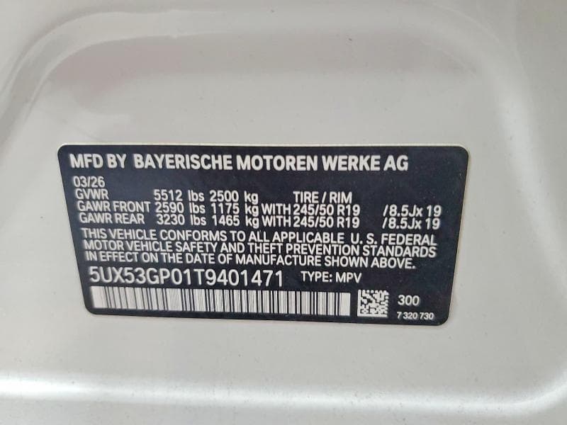 2026 BMW X3 30 XDRIVE 14