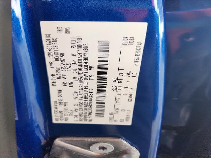 2018 FORD ESCAPE SE 12