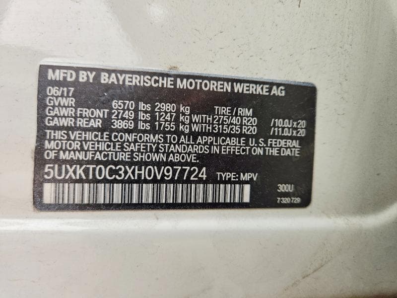 2017 BMW X5 XDR40E 13