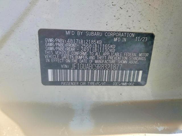 2024 SUBARU IMPREZA 12