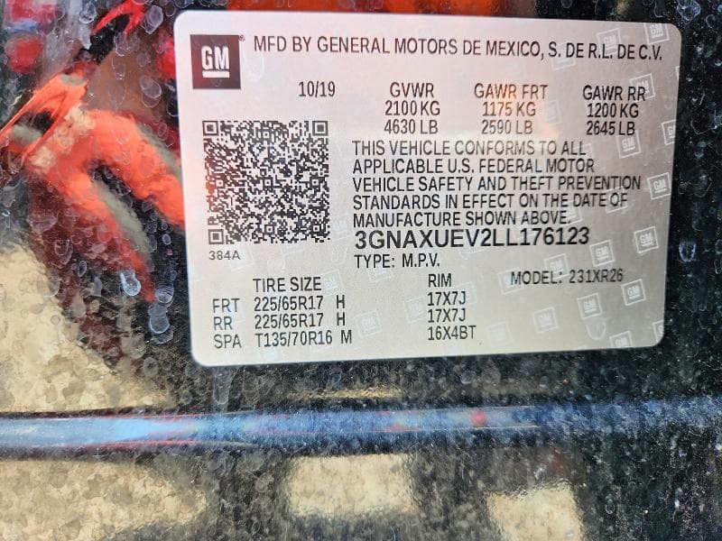 2020 CHEVROLET EQUINOX LT 13