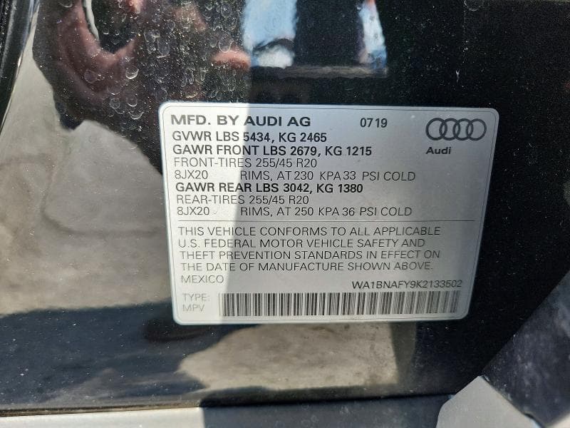 2019 AUDI Q5 PREMIUM PLUS 14
