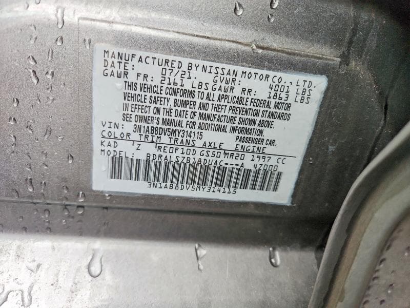 2021 NISSAN SENTRA 13