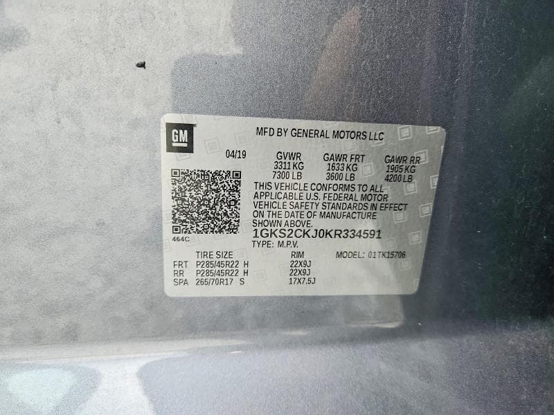 2019 GMC YUKON DENALI 13