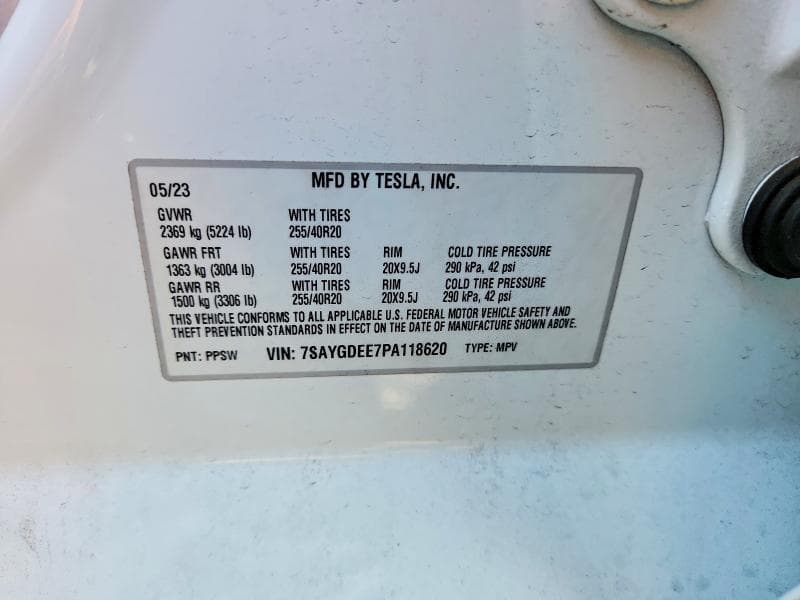 2023 TESLA MODEL Y 12