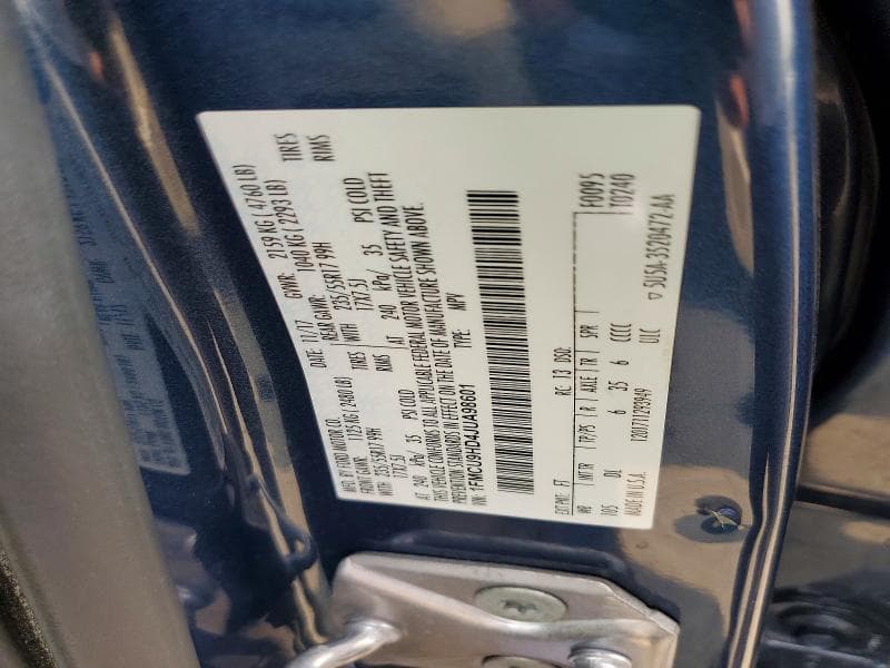 2018 FORD ESCAPE SEL 14