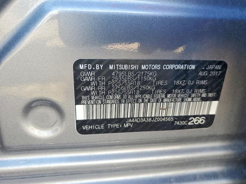 2018 MITSUBISHI OUTLANDER SE 14
