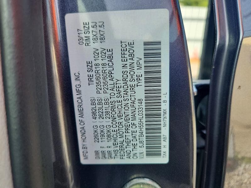 2017 ACURA RDX TECHNOLOGY 13