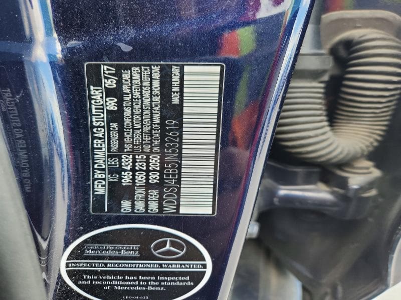 2018 MERCEDES-BENZ CLA 250 12