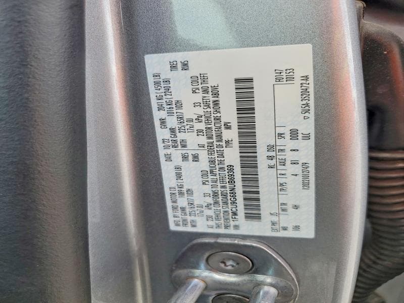 2022 FORD ESCAPE SE 13