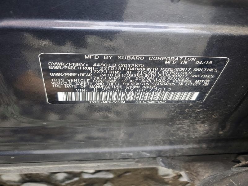 2018 SUBARU FORESTER 2.5I PREMIUM 12