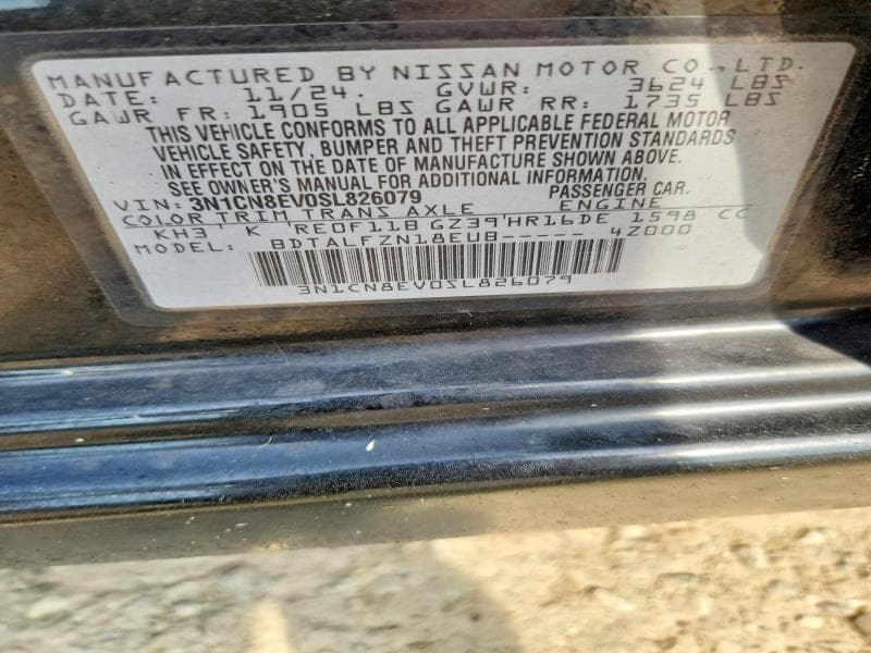 2025 NISSAN VERSA SV 13