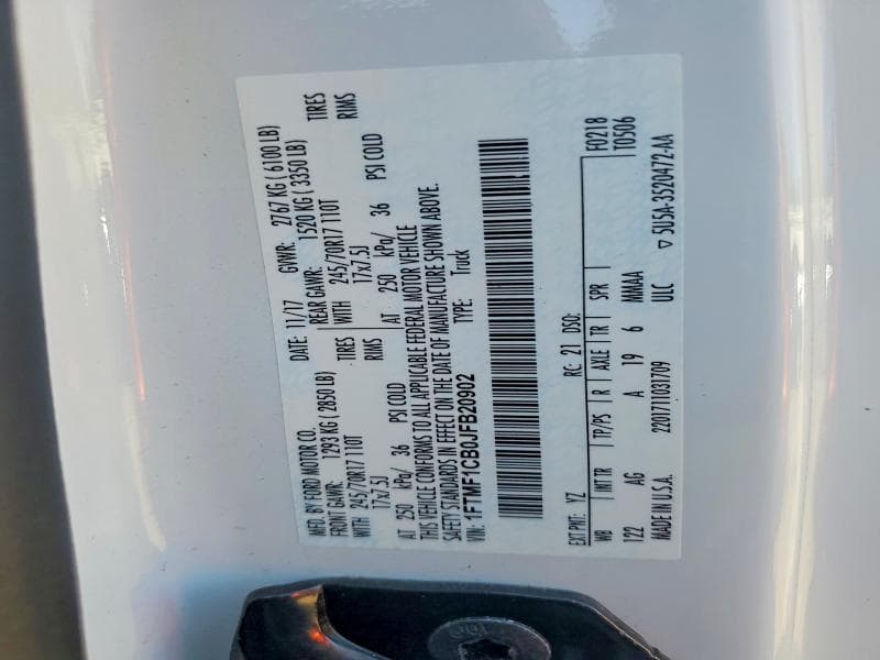2018 FORD F150 12
