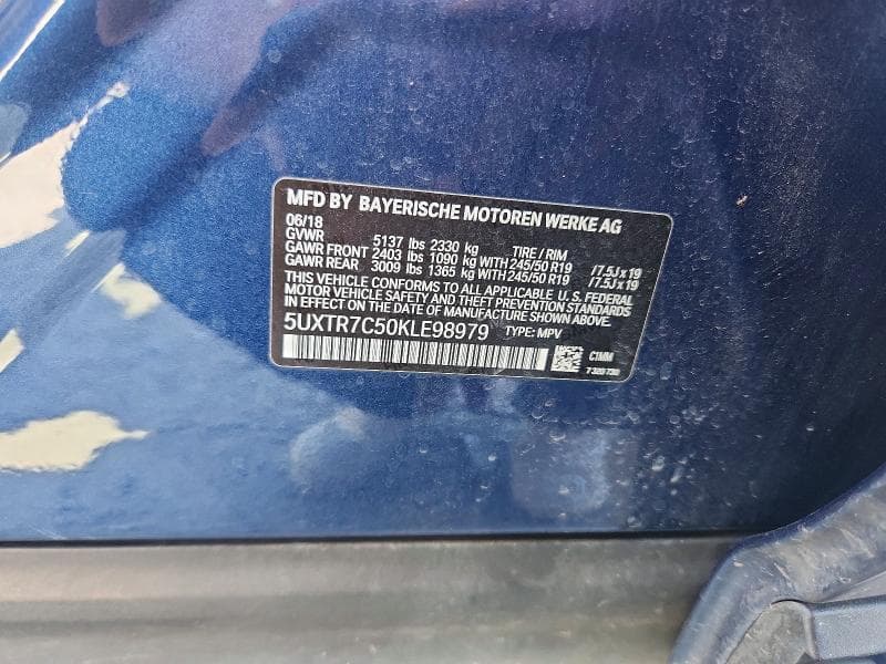 2019 BMW X3 SDRIVE30I 13